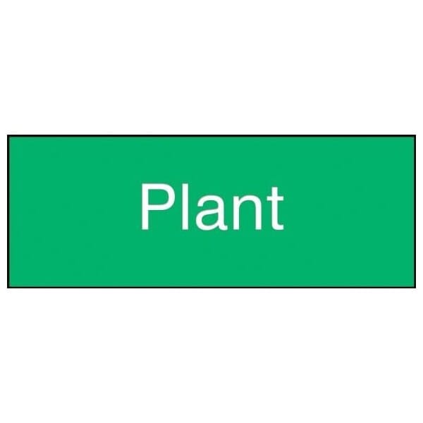 Accuform 8 in W x 3 in H, Engraved Plastic PSG864GN - main